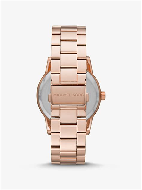 michael kors mk 8663|Oversized Ritz Pavé Logo Rose Gold.